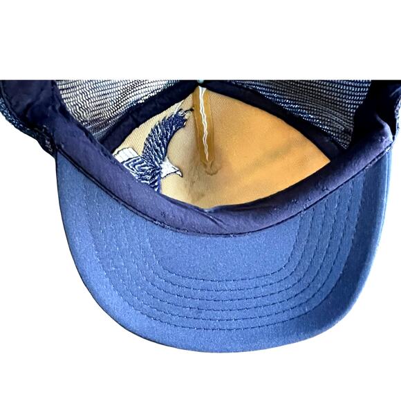 Pikes Peak Colorado Hat Trucker Cap Mesh Adult Snapback Eagle Mountains Blue - Picture 4 of 5